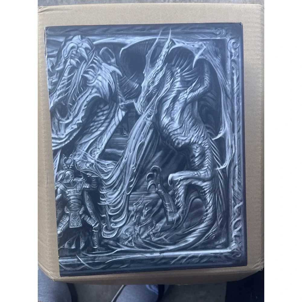 Skyrim Library 3 Volume Hardcover Box Set Elder Scrolls V Dragon Case Rare